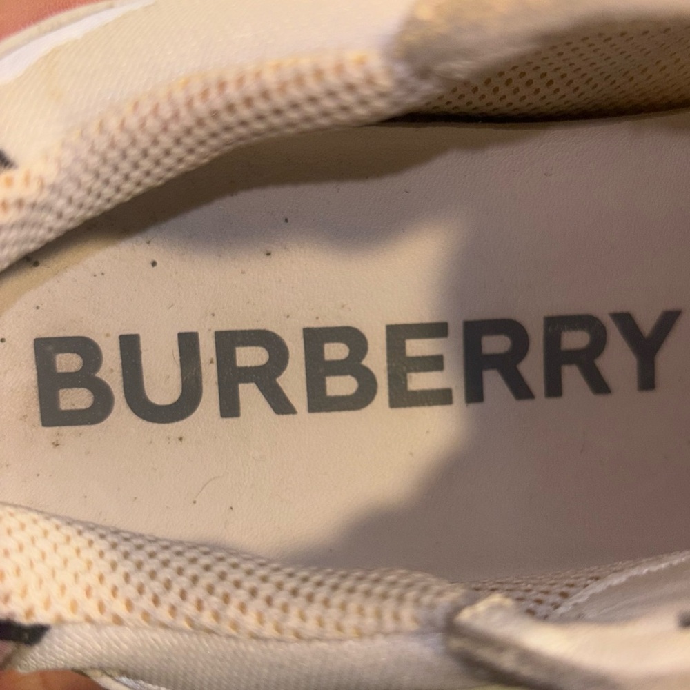 Burberry Regis Mixed Media Runway Sneakers🔥🔥🔥 - Picture 6 of 8